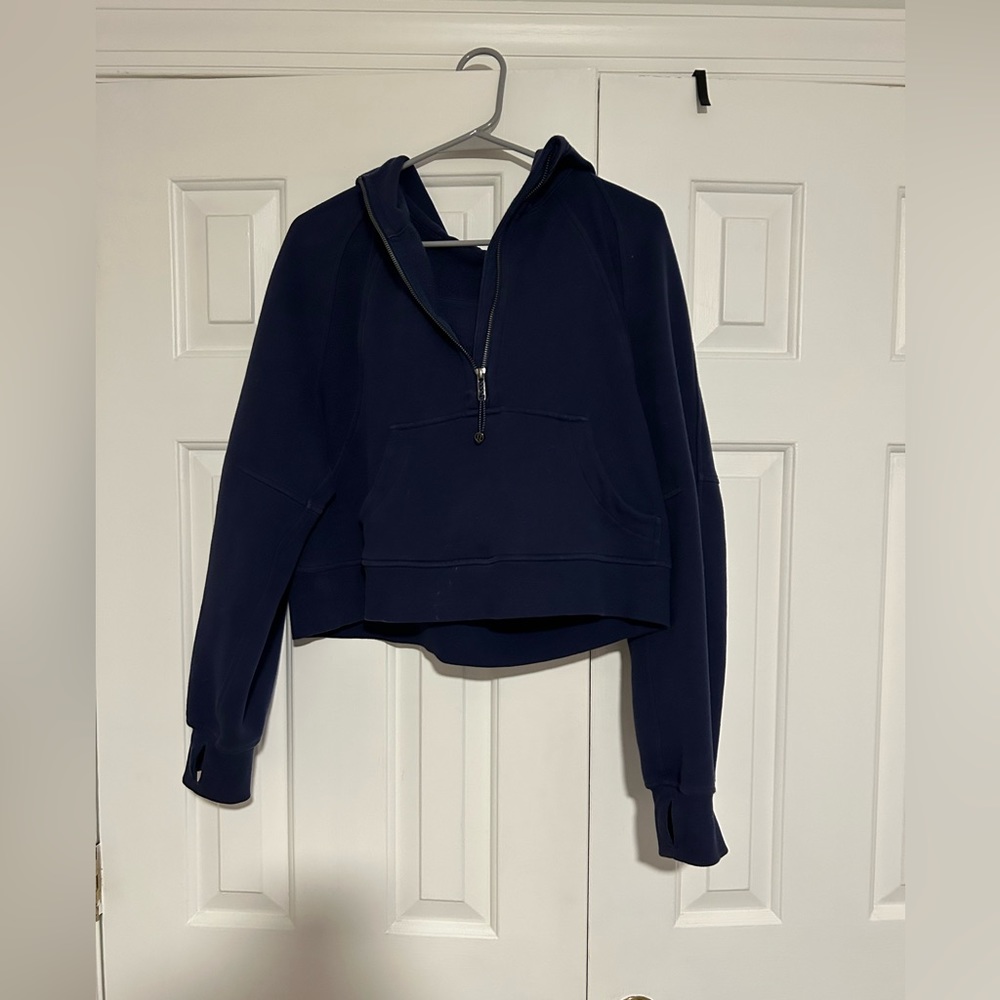 Lululemon oversized half zip scuba